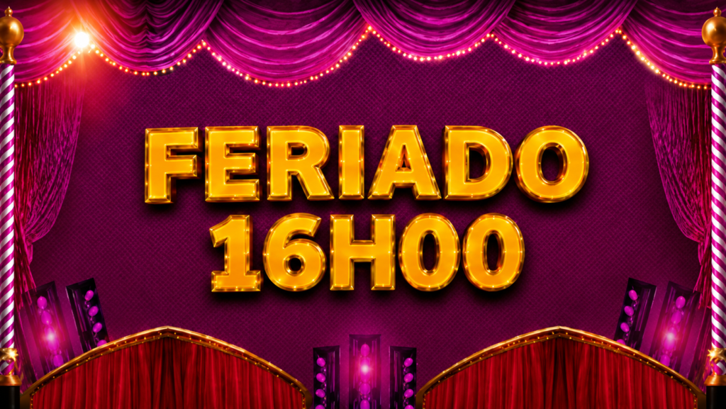 Temporada em Duque de Caxias/RJ | Dia 12/10 Segunda-feira | Sessão 16h